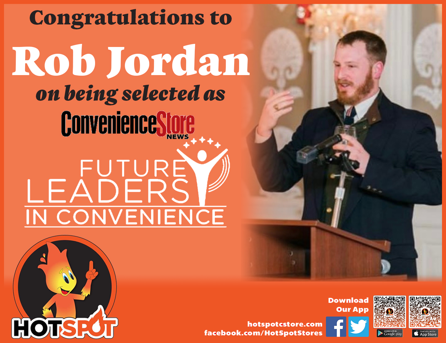 Rob Jordan selected as C-Store News Future Leader in Convenience